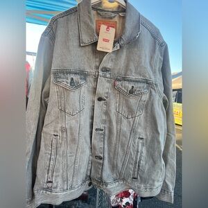 Levi's vintage trucker Gray Denim Jacket size XL